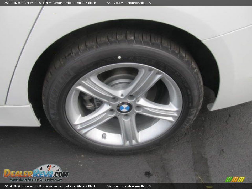 2014 BMW 3 Series 328i xDrive Sedan Alpine White / Black Photo #3