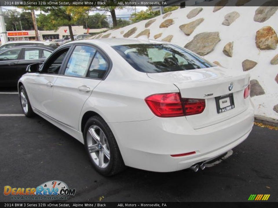 2014 BMW 3 Series 328i xDrive Sedan Alpine White / Black Photo #4