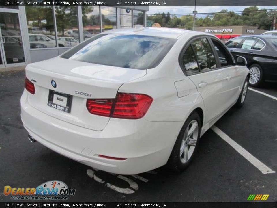 2014 BMW 3 Series 328i xDrive Sedan Alpine White / Black Photo #6