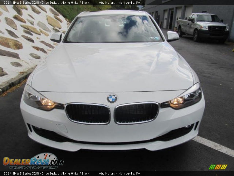 2014 BMW 3 Series 328i xDrive Sedan Alpine White / Black Photo #8