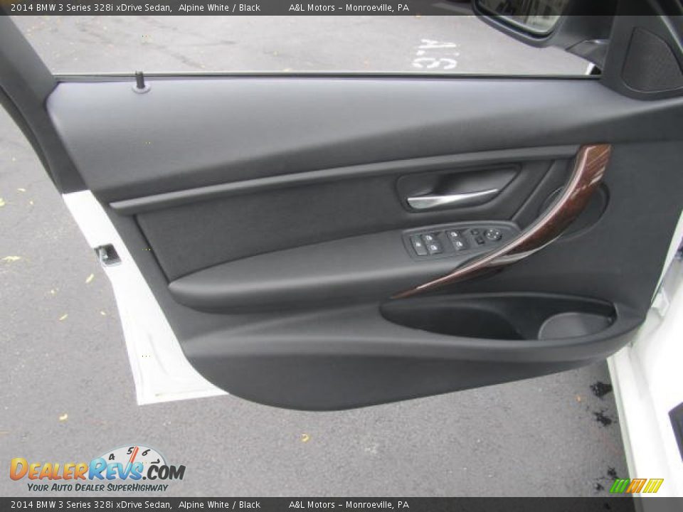 2014 BMW 3 Series 328i xDrive Sedan Alpine White / Black Photo #9