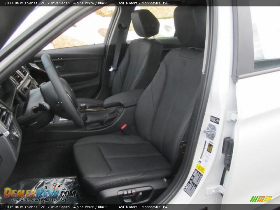 2014 BMW 3 Series 328i xDrive Sedan Alpine White / Black Photo #11