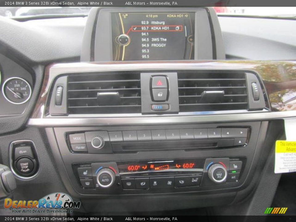 2014 BMW 3 Series 328i xDrive Sedan Alpine White / Black Photo #14