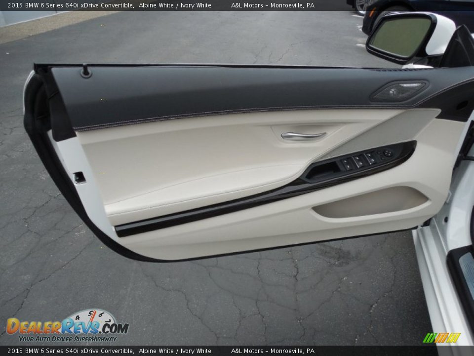Door Panel of 2015 BMW 6 Series 640i xDrive Convertible Photo #10