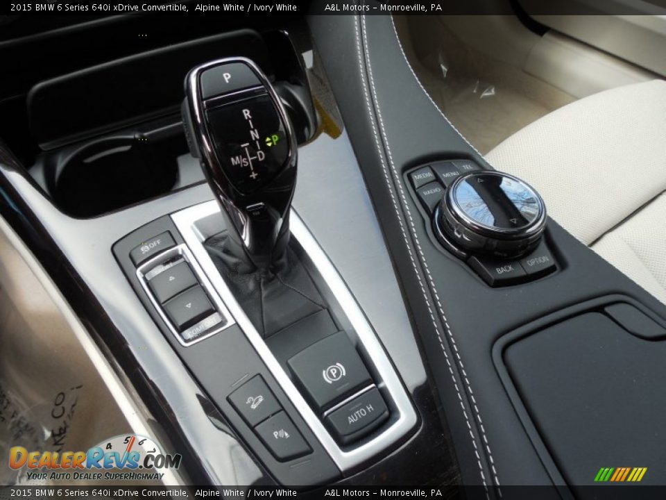 2015 BMW 6 Series 640i xDrive Convertible Shifter Photo #14