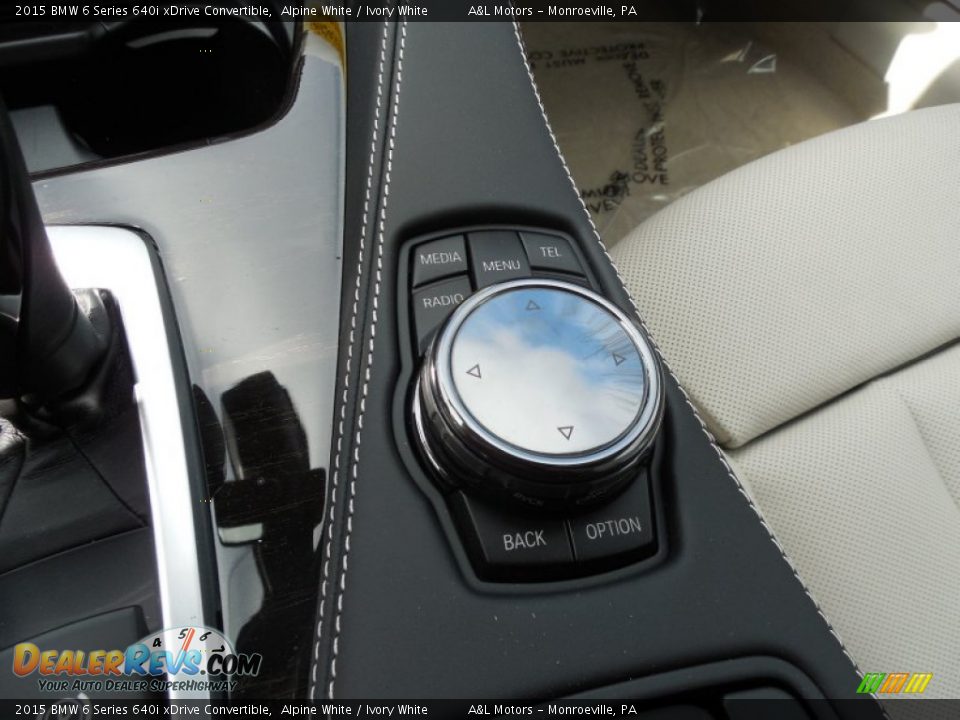 Controls of 2015 BMW 6 Series 640i xDrive Convertible Photo #15