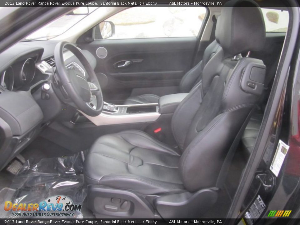 Front Seat of 2013 Land Rover Range Rover Evoque Pure Coupe Photo #12