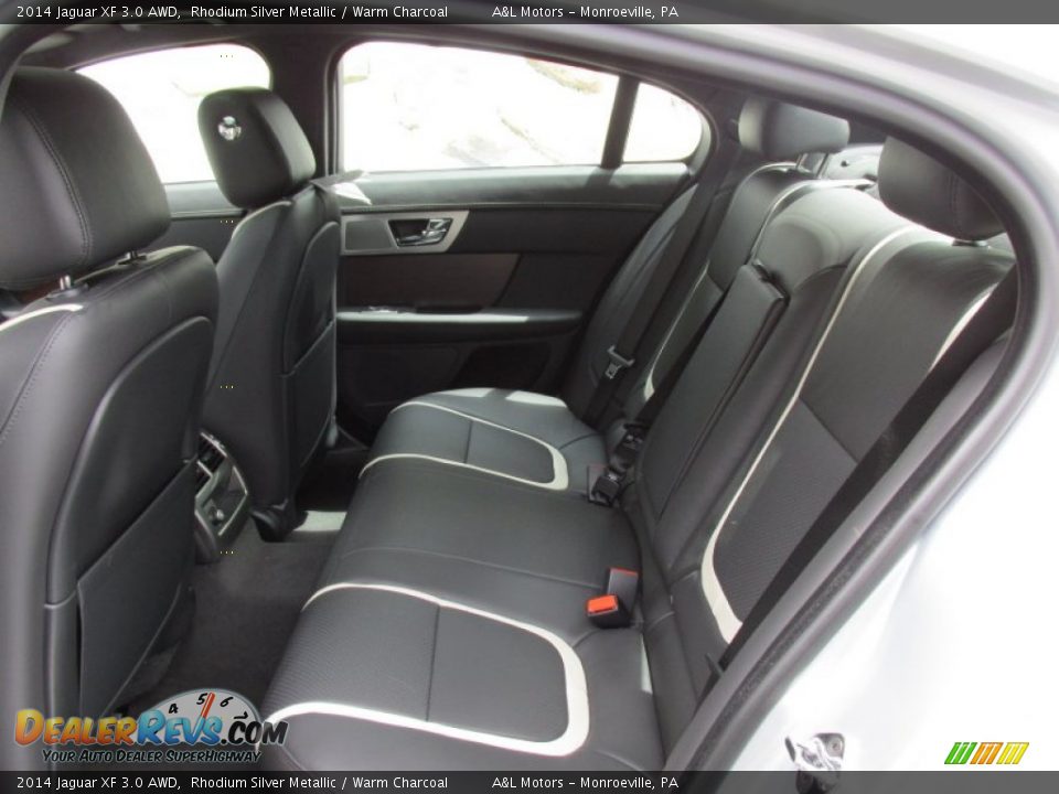 Rear Seat of 2014 Jaguar XF 3.0 AWD Photo #14