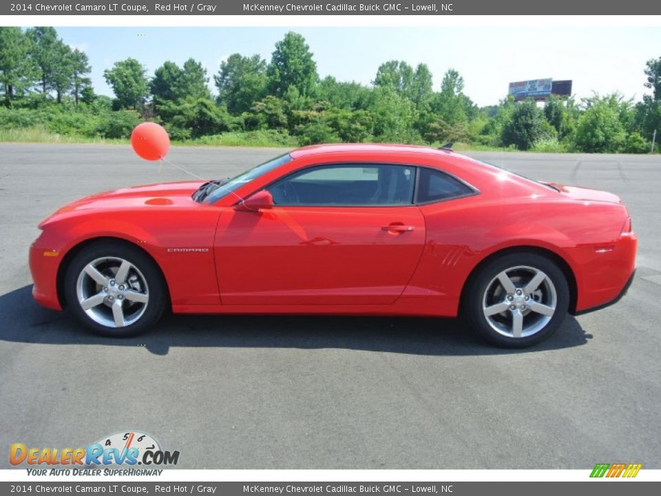 2014 Chevrolet Camaro LT Coupe Red Hot / Gray Photo #3