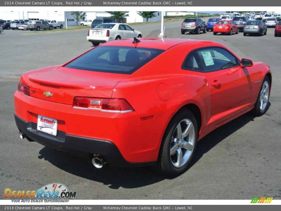 2014 Chevrolet Camaro LT Coupe Red Hot / Gray Photo #5