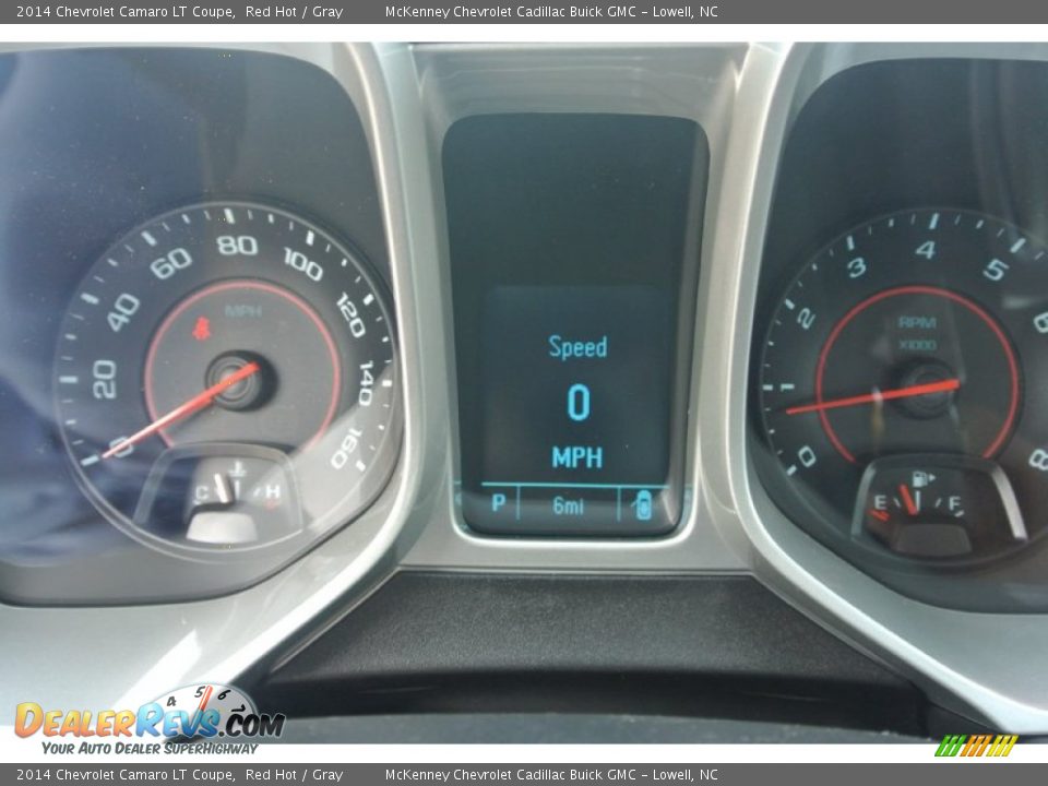 2014 Chevrolet Camaro LT Coupe Red Hot / Gray Photo #14