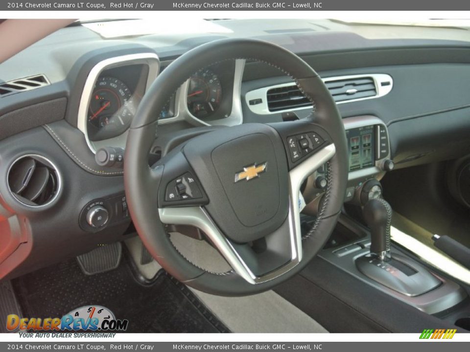 2014 Chevrolet Camaro LT Coupe Red Hot / Gray Photo #21