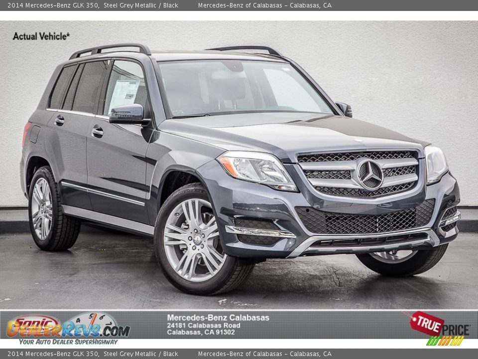 2014 Mercedes-Benz GLK 350 Steel Grey Metallic / Black Photo #1