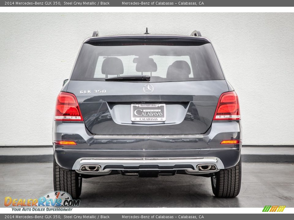 2014 Mercedes-Benz GLK 350 Steel Grey Metallic / Black Photo #3