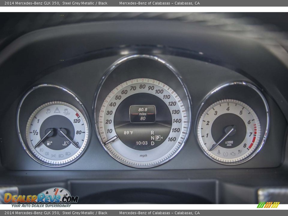 2014 Mercedes-Benz GLK 350 Steel Grey Metallic / Black Photo #6