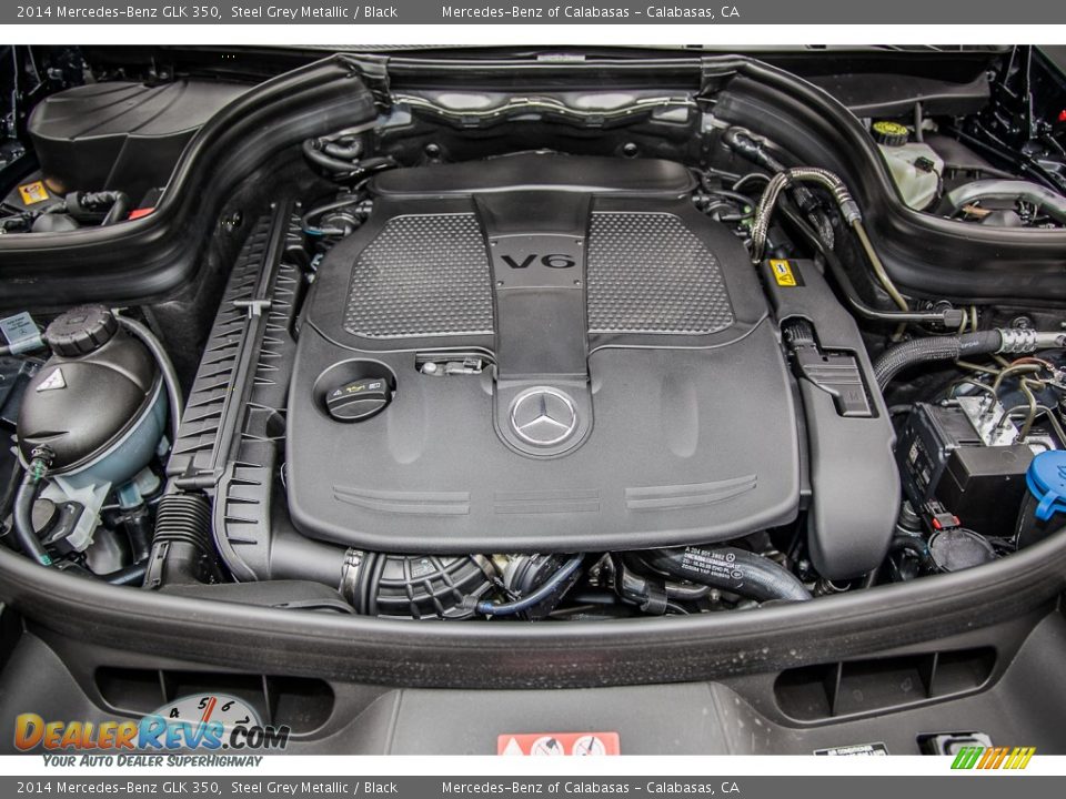 2014 Mercedes-Benz GLK 350 Steel Grey Metallic / Black Photo #9