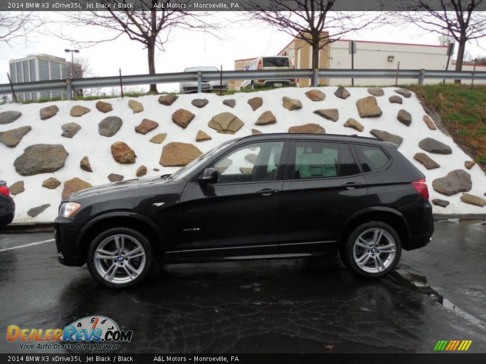2014 BMW X3 xDrive35i Jet Black / Black Photo #2
