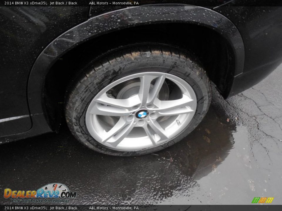 2014 BMW X3 xDrive35i Jet Black / Black Photo #3