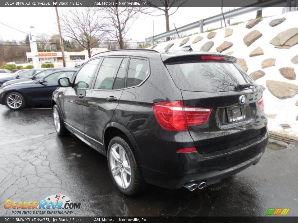 2014 BMW X3 xDrive35i Jet Black / Black Photo #4