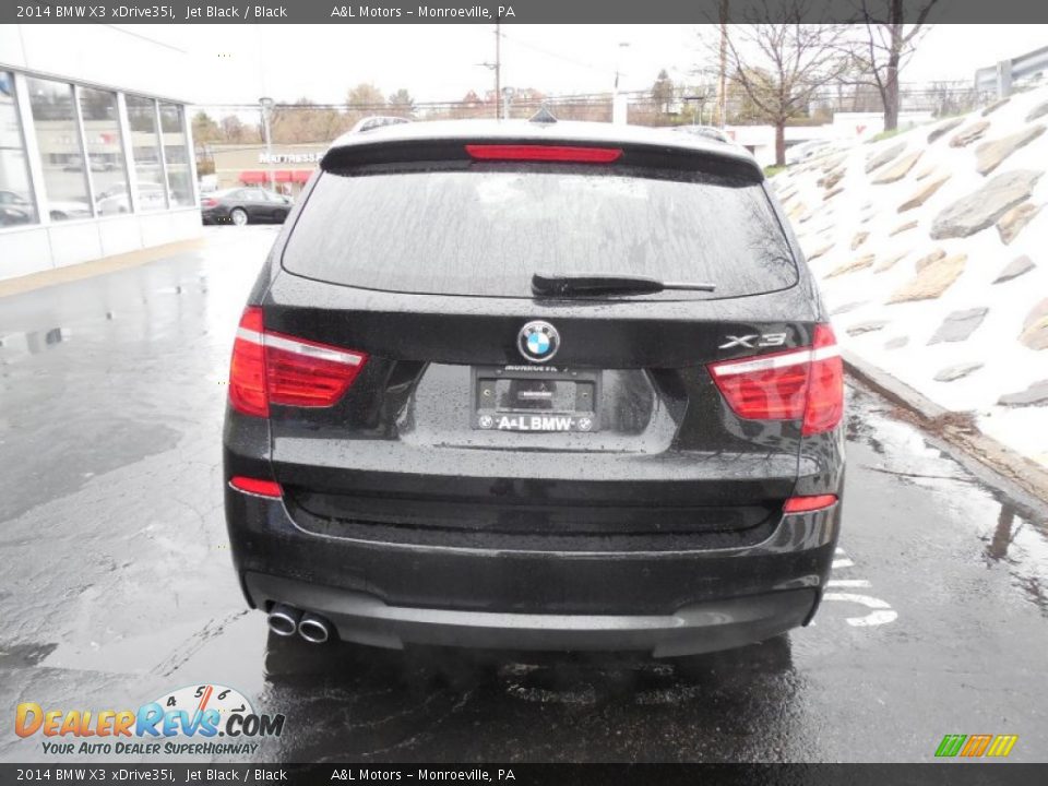 2014 BMW X3 xDrive35i Jet Black / Black Photo #5