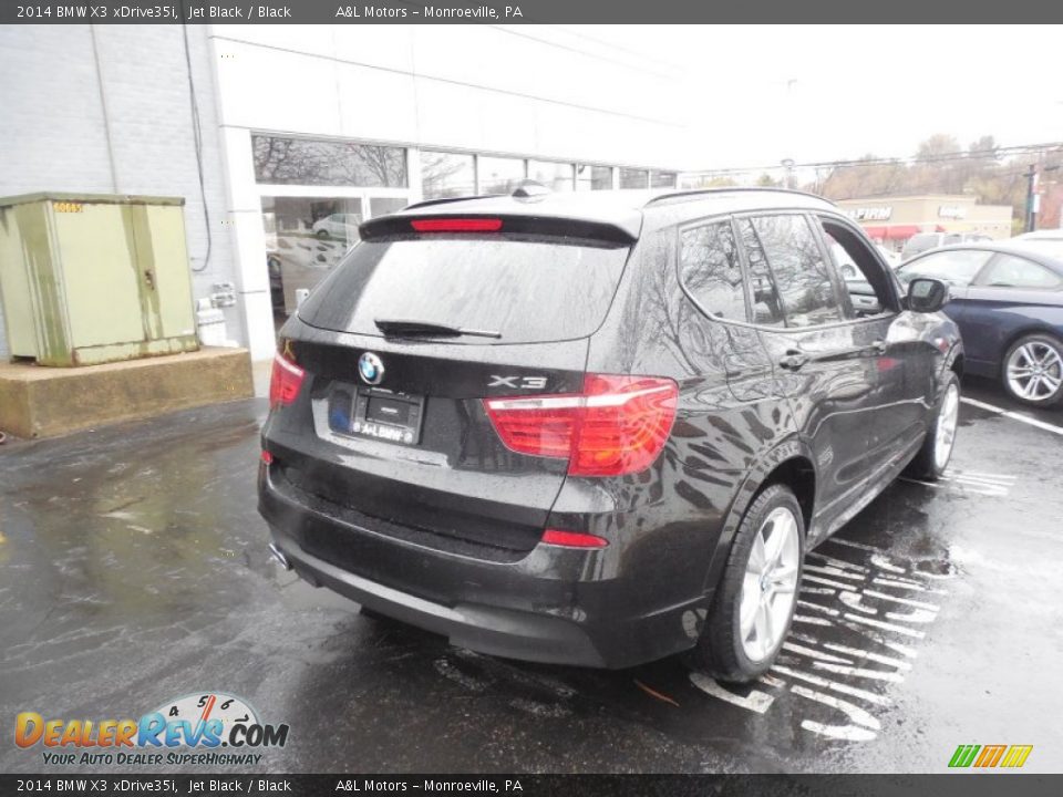 2014 BMW X3 xDrive35i Jet Black / Black Photo #6