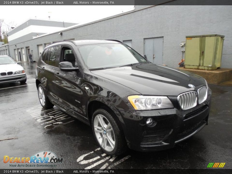 2014 BMW X3 xDrive35i Jet Black / Black Photo #7