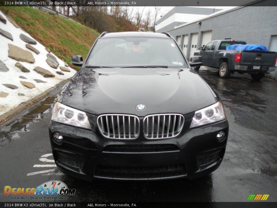 2014 BMW X3 xDrive35i Jet Black / Black Photo #8