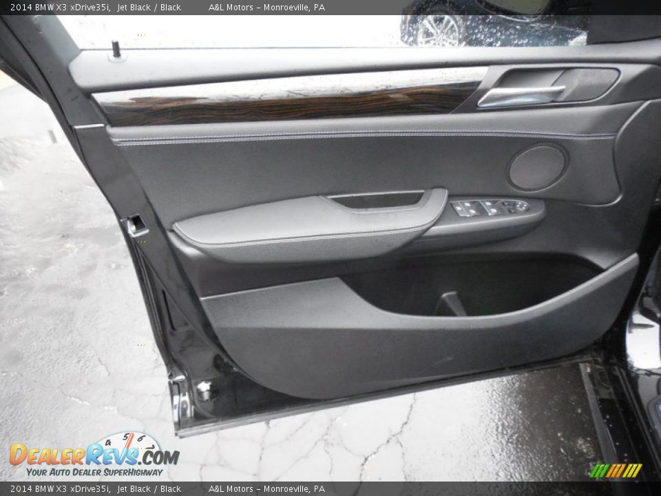 2014 BMW X3 xDrive35i Jet Black / Black Photo #10