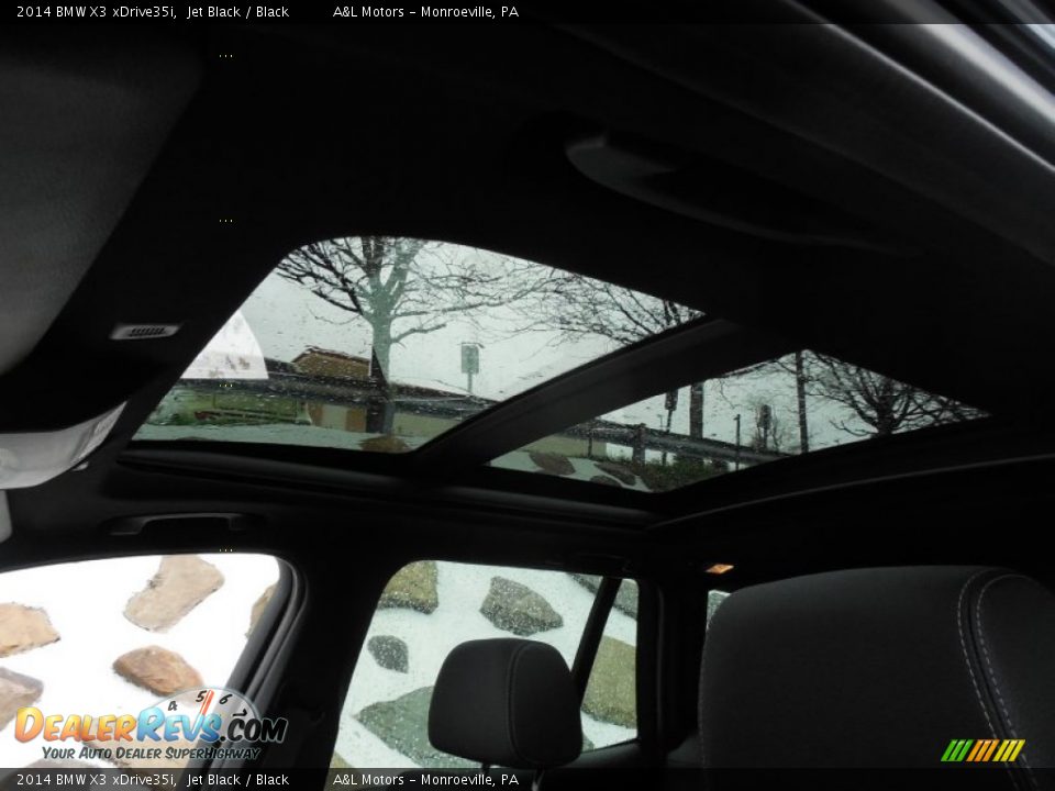 2014 BMW X3 xDrive35i Jet Black / Black Photo #11