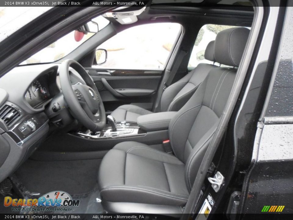 2014 BMW X3 xDrive35i Jet Black / Black Photo #12