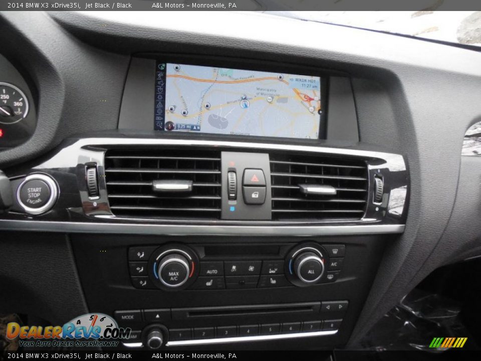 2014 BMW X3 xDrive35i Jet Black / Black Photo #17