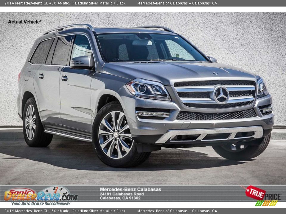 2014 Mercedes-Benz GL 450 4Matic Paladium Silver Metallic / Black Photo #1