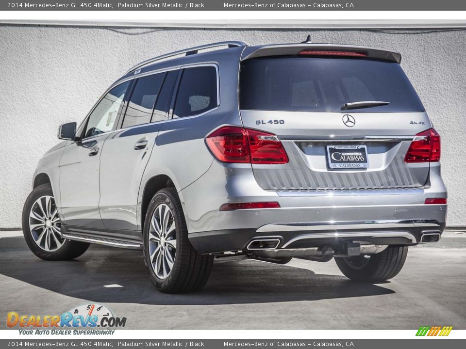 2014 Mercedes-Benz GL 450 4Matic Paladium Silver Metallic / Black Photo #2