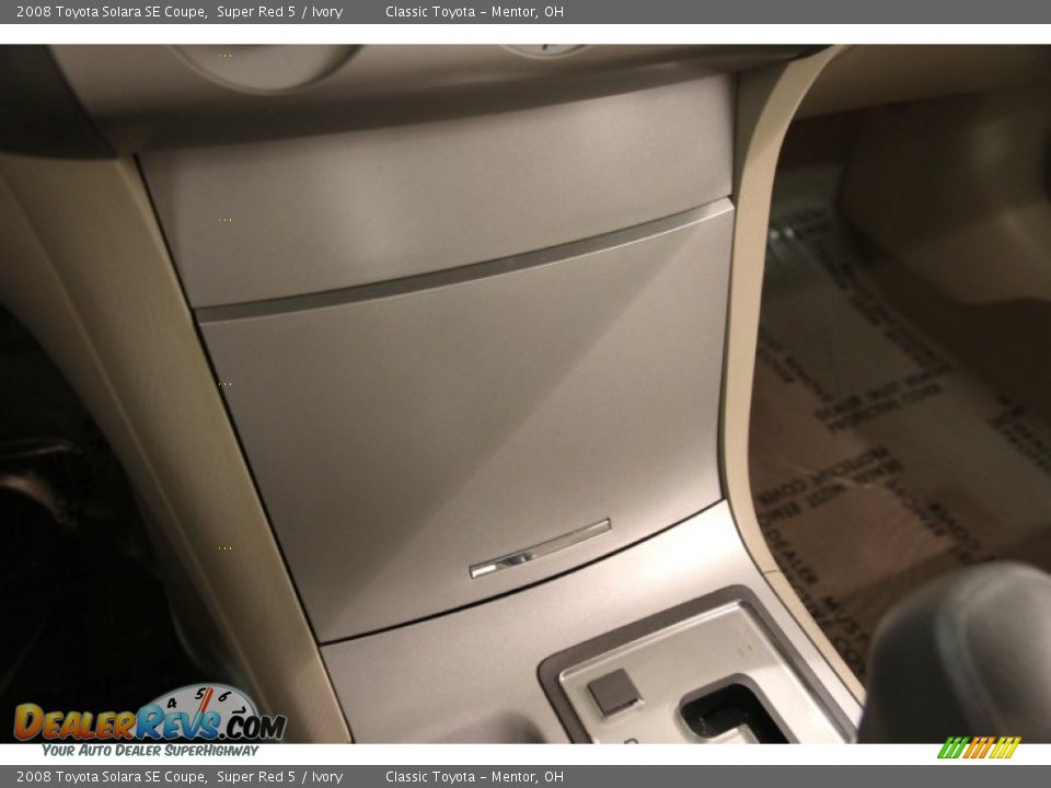 2008 Toyota Solara SE Coupe Super Red 5 / Ivory Photo #13