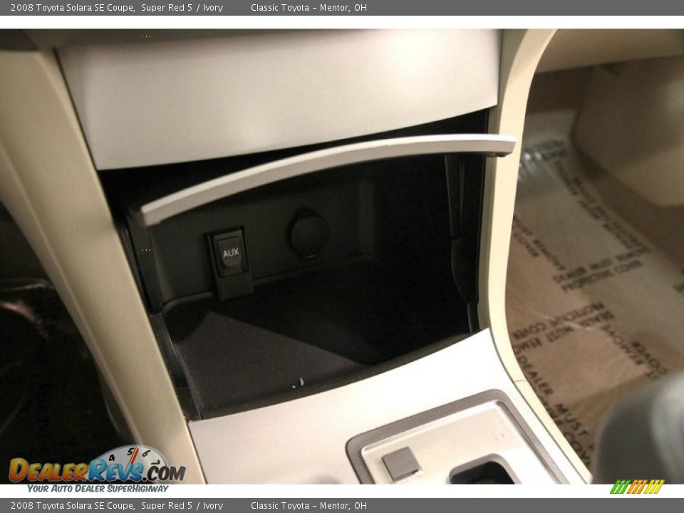 2008 Toyota Solara SE Coupe Super Red 5 / Ivory Photo #14