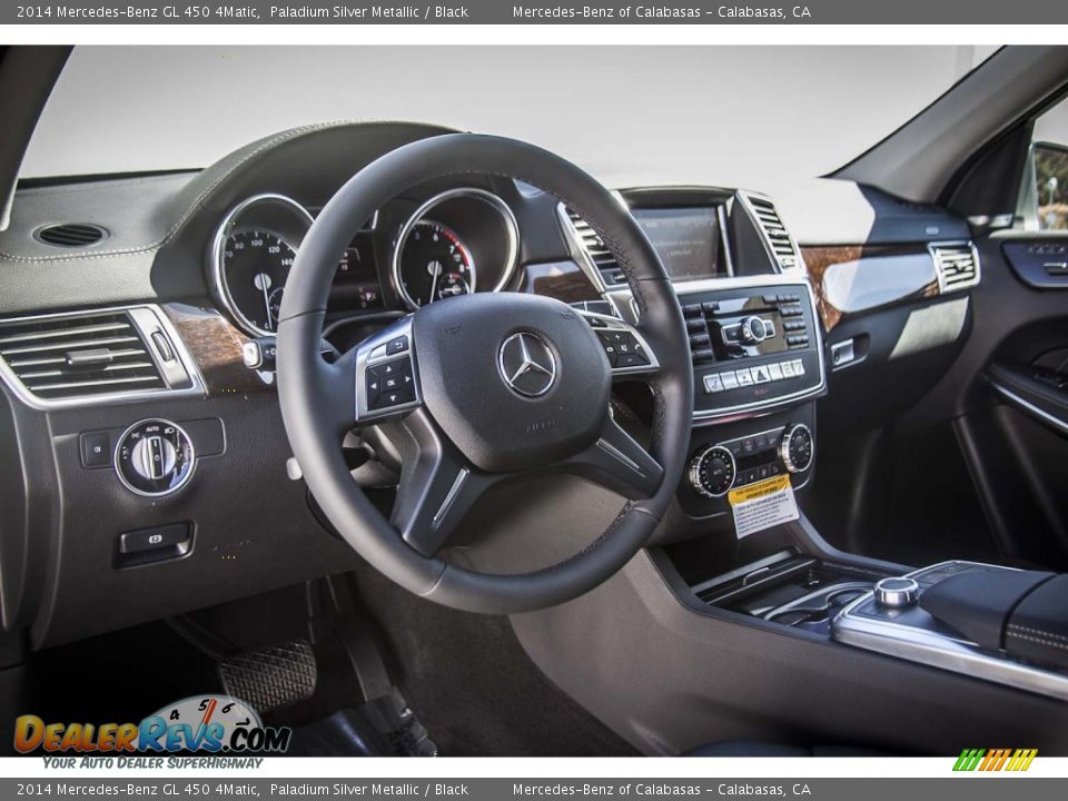 2014 Mercedes-Benz GL 450 4Matic Paladium Silver Metallic / Black Photo #5