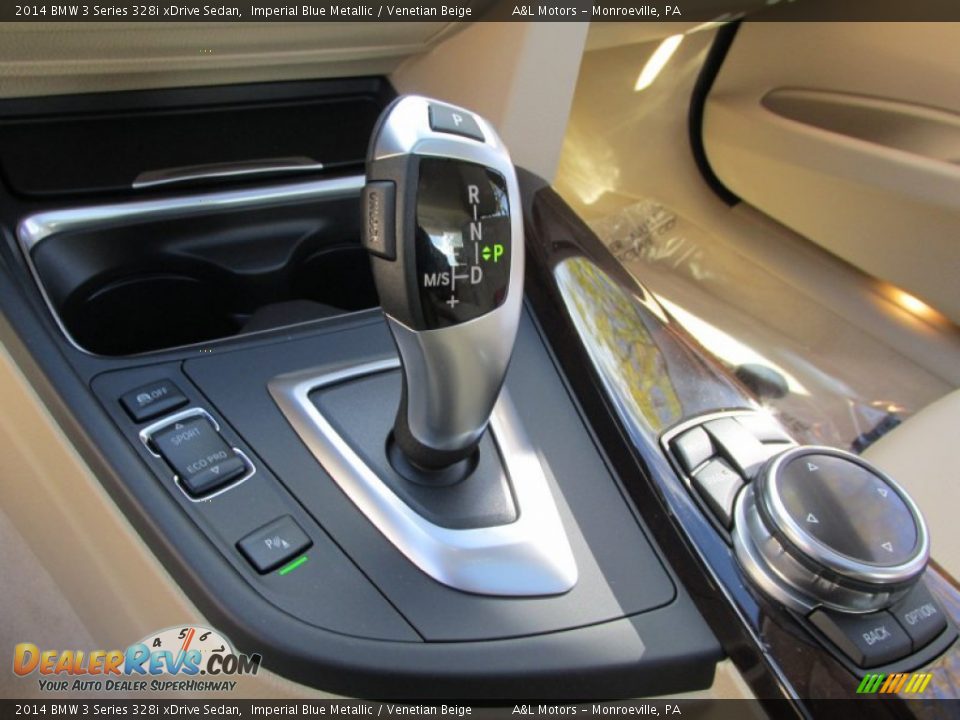 2014 BMW 3 Series 328i xDrive Sedan Imperial Blue Metallic / Venetian Beige Photo #15