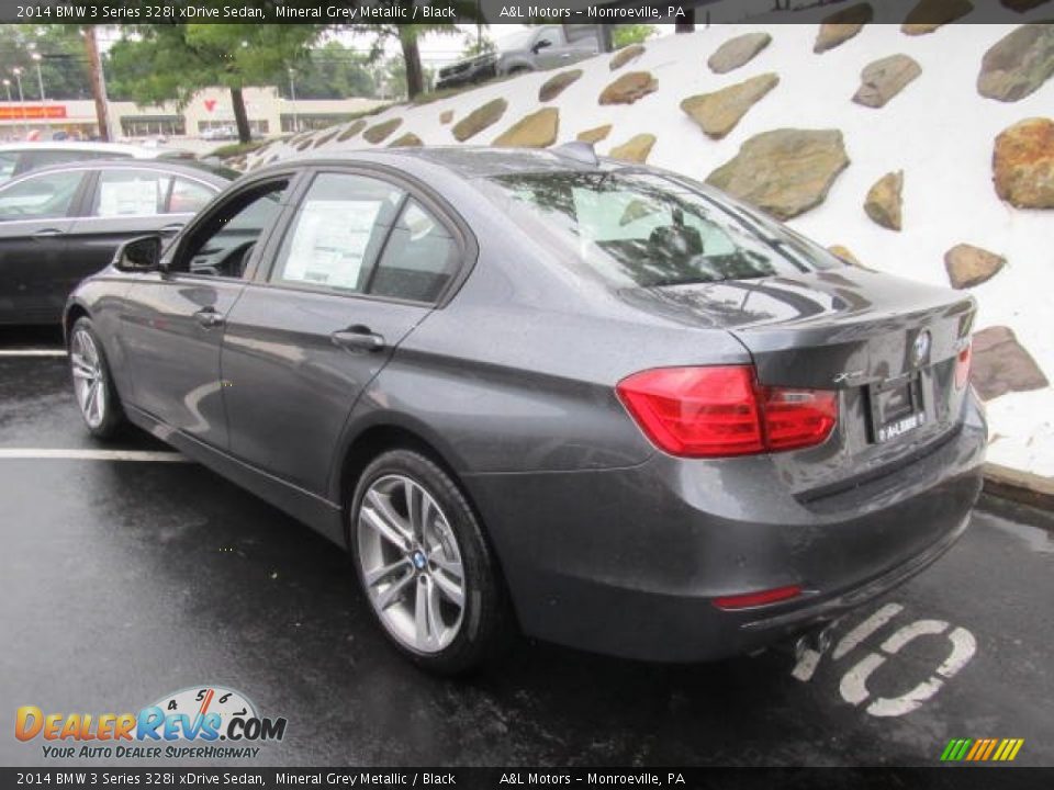 2014 BMW 3 Series 328i xDrive Sedan Mineral Grey Metallic / Black Photo #4