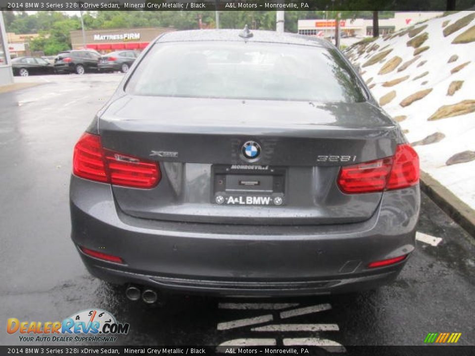2014 BMW 3 Series 328i xDrive Sedan Mineral Grey Metallic / Black Photo #5