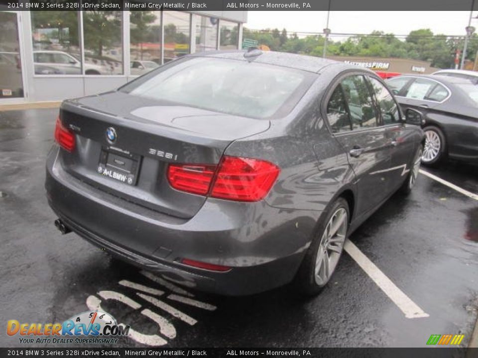 2014 BMW 3 Series 328i xDrive Sedan Mineral Grey Metallic / Black Photo #6