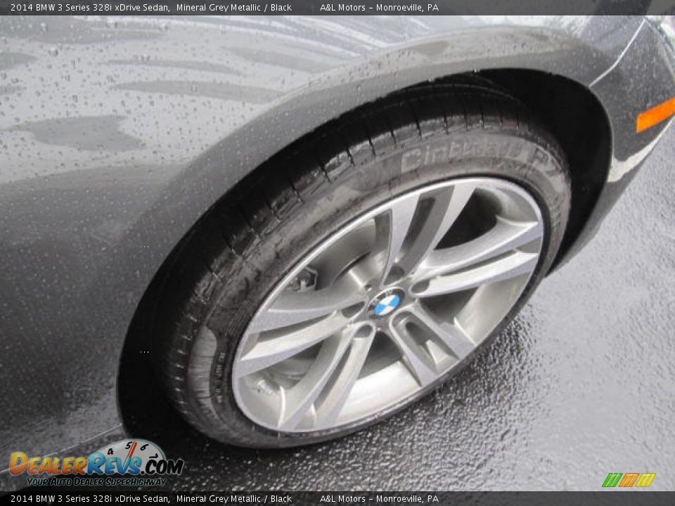 2014 BMW 3 Series 328i xDrive Sedan Mineral Grey Metallic / Black Photo #7