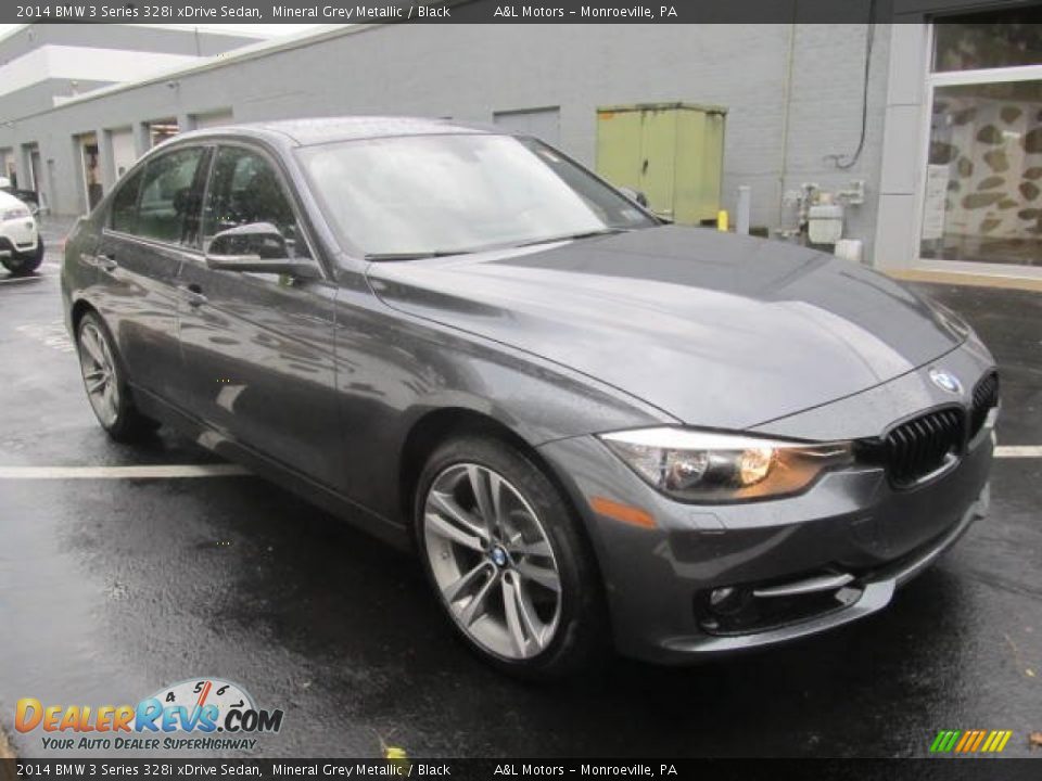 2014 BMW 3 Series 328i xDrive Sedan Mineral Grey Metallic / Black Photo #8