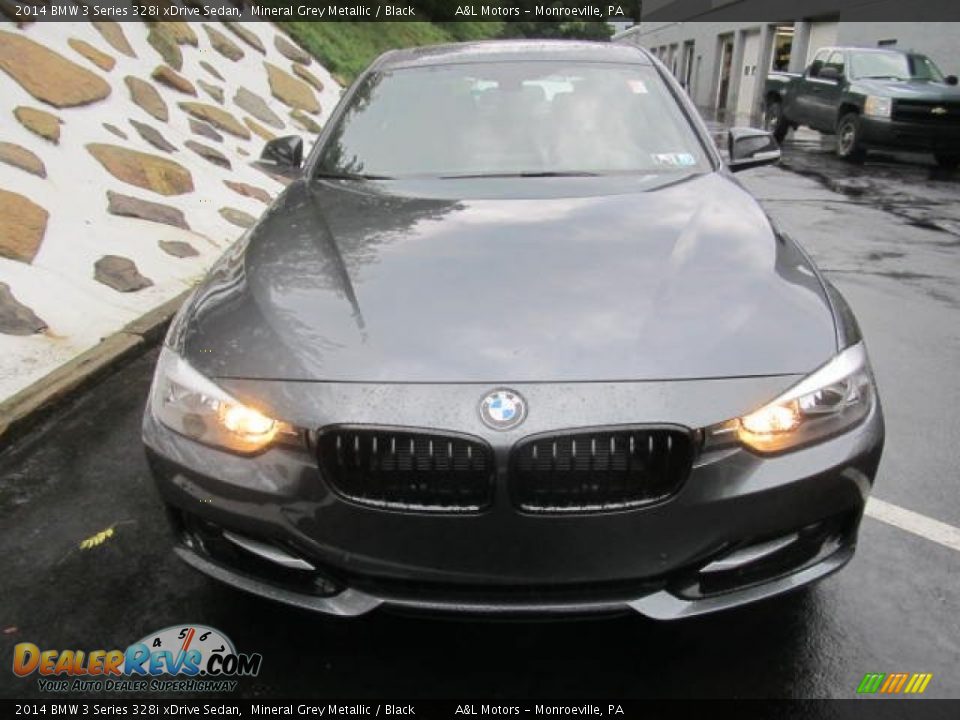2014 BMW 3 Series 328i xDrive Sedan Mineral Grey Metallic / Black Photo #9