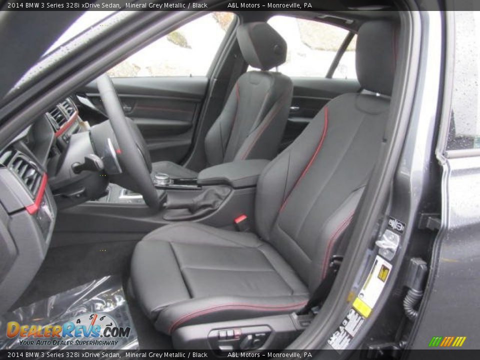 2014 BMW 3 Series 328i xDrive Sedan Mineral Grey Metallic / Black Photo #12