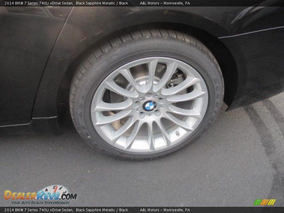 2014 BMW 7 Series 740Li xDrive Sedan Black Sapphire Metallic / Black Photo #3