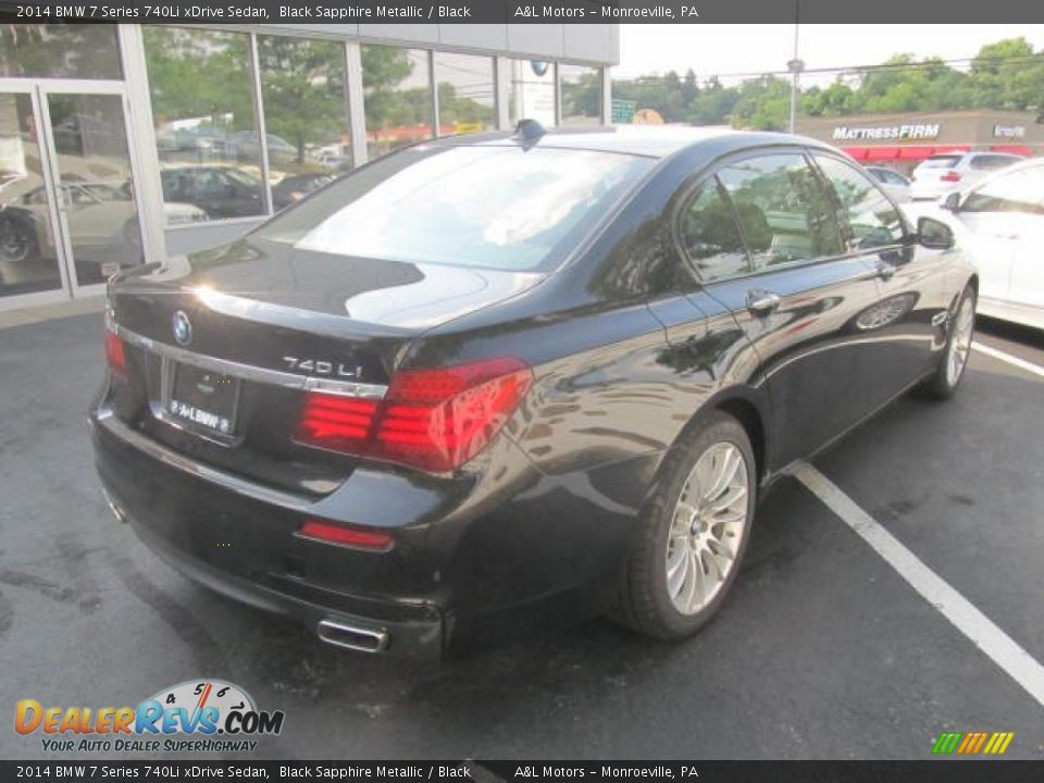 2014 BMW 7 Series 740Li xDrive Sedan Black Sapphire Metallic / Black Photo #6