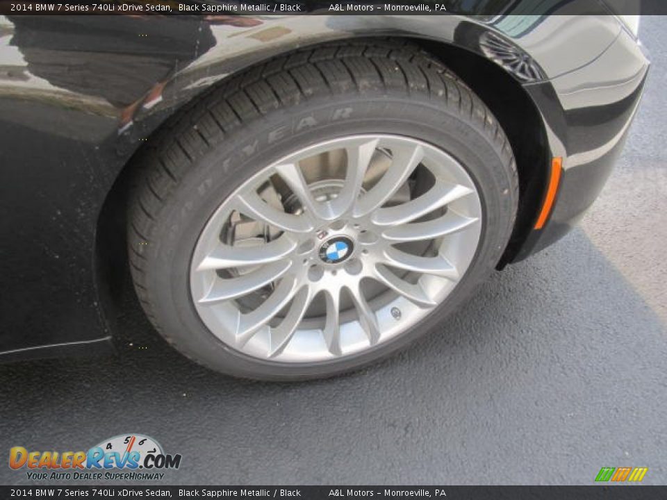 2014 BMW 7 Series 740Li xDrive Sedan Black Sapphire Metallic / Black Photo #7