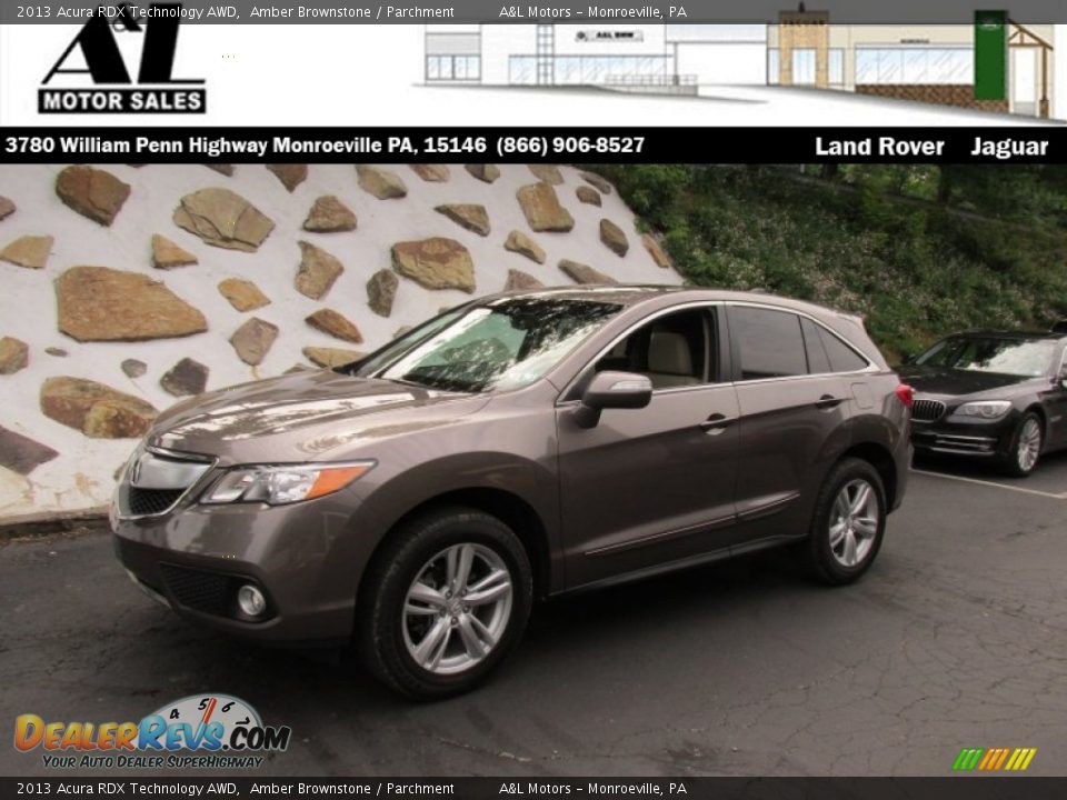 2013 Acura RDX Technology AWD Amber Brownstone / Parchment Photo #1