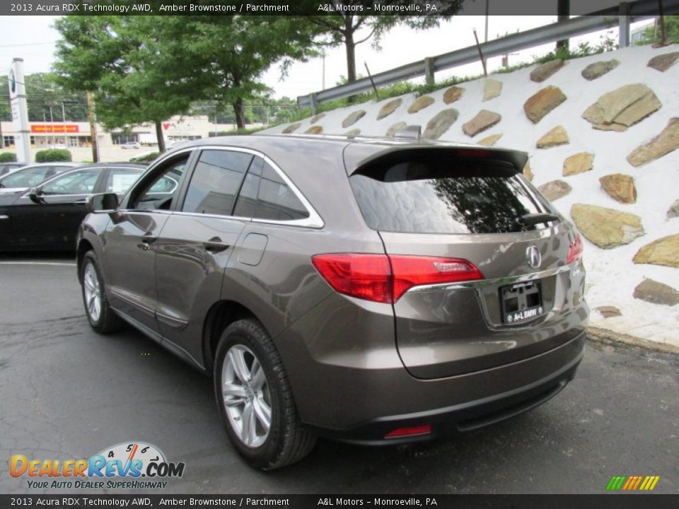 2013 Acura RDX Technology AWD Amber Brownstone / Parchment Photo #4