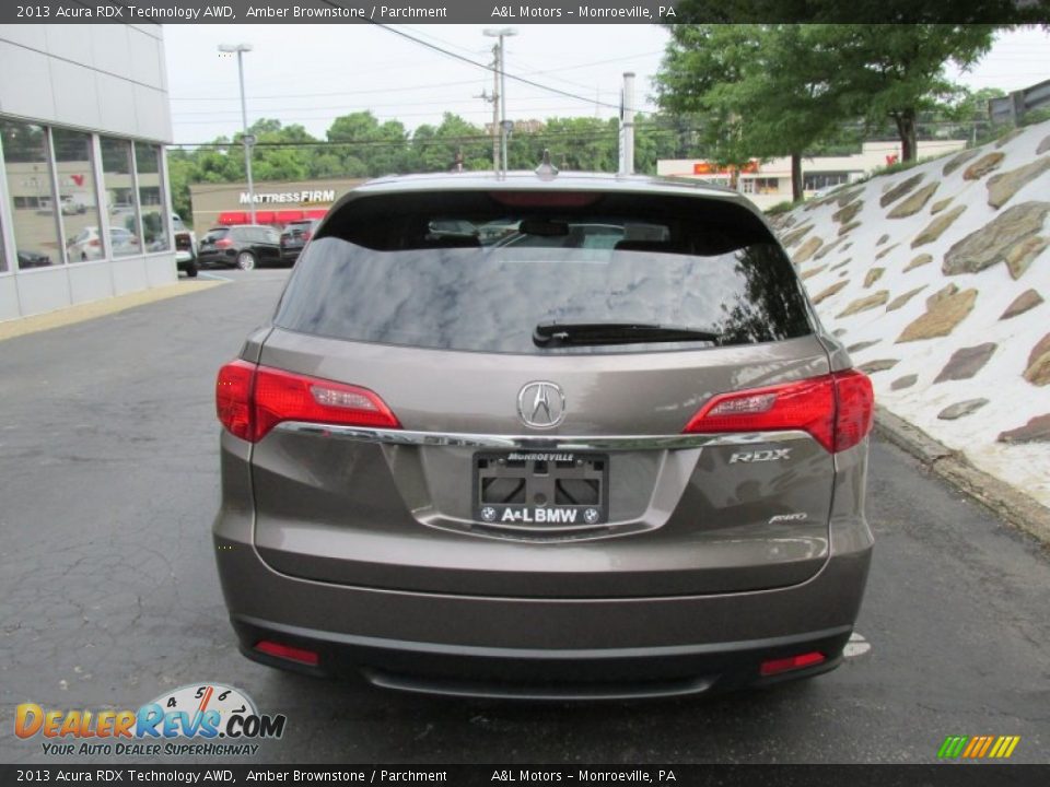 2013 Acura RDX Technology AWD Amber Brownstone / Parchment Photo #5